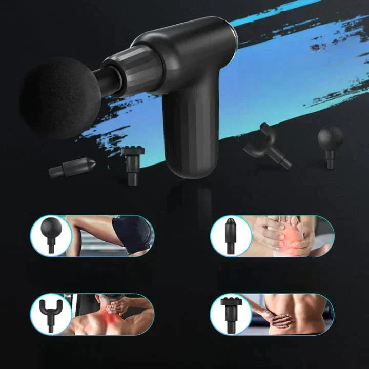 Muscles Massage Gun with 4 Heads FH -820